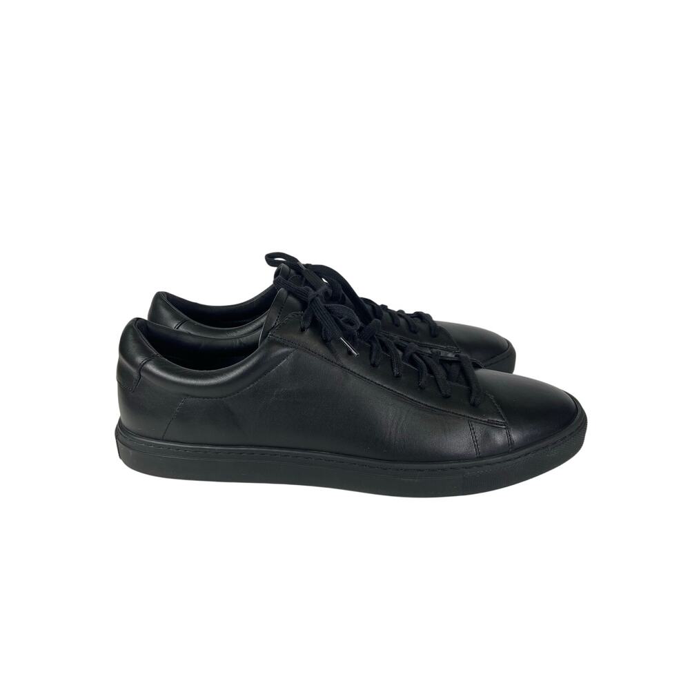 Oliver Cabell Low 1 Leather Sneaker Jet Black Mens Size 44/ US 11